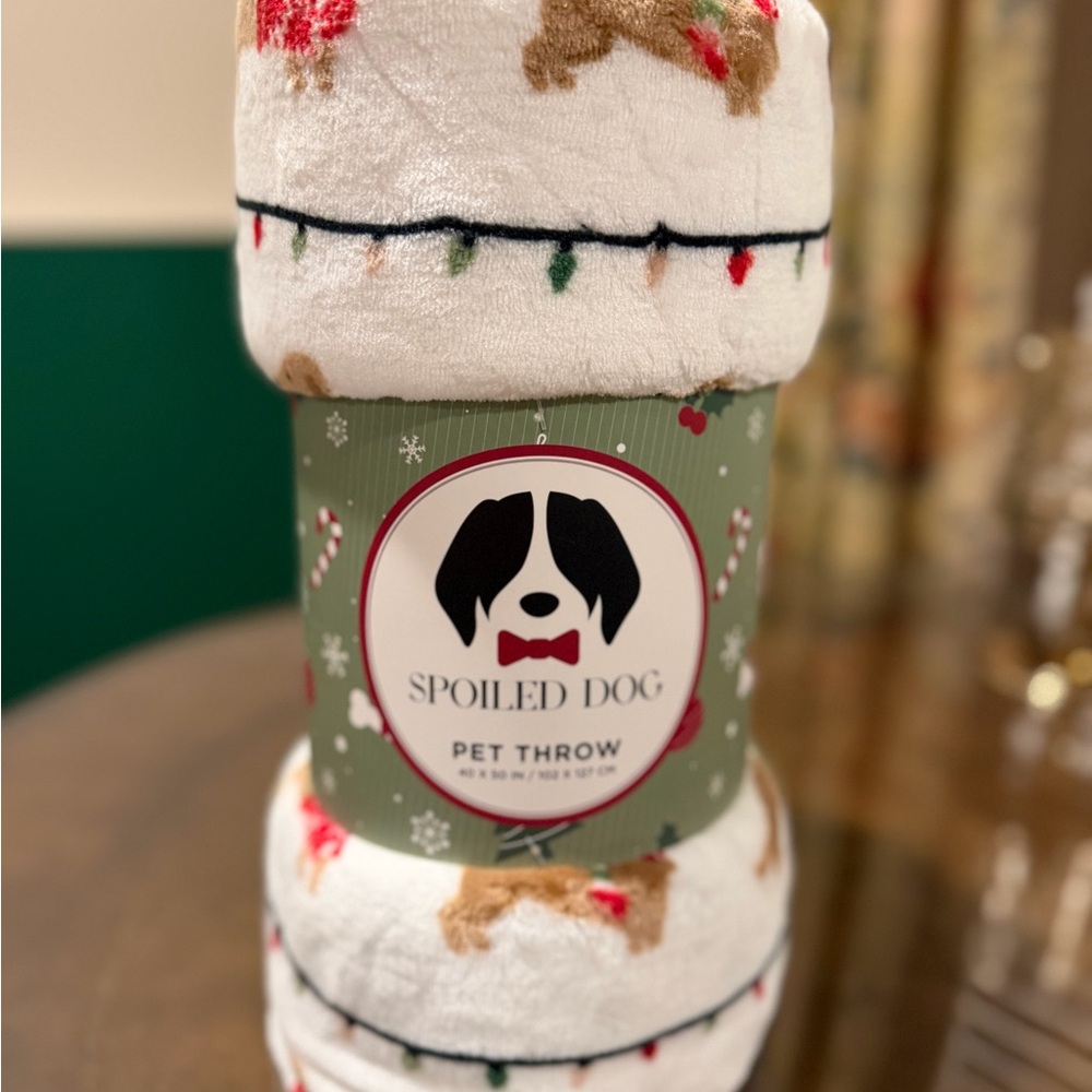 Dachshund Christmas Plush Blanket